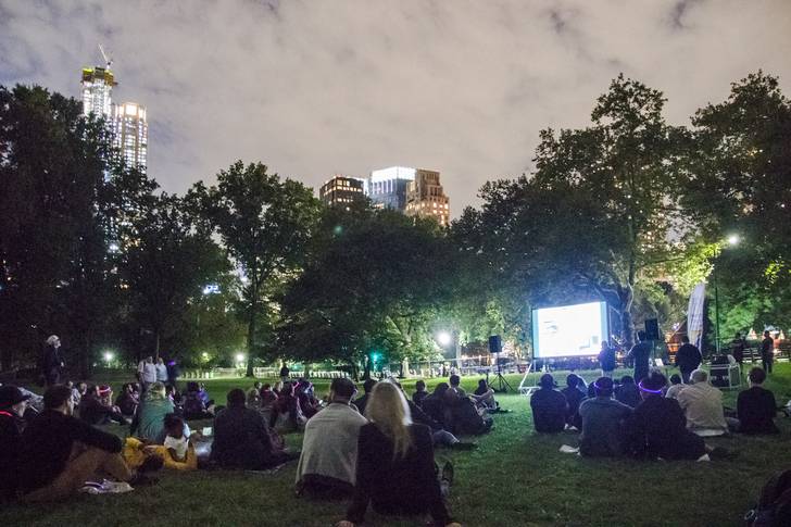 Starfest attendees participate in astronomy lectures and updates on NASA's ongoing projects in Central Park in 2018.